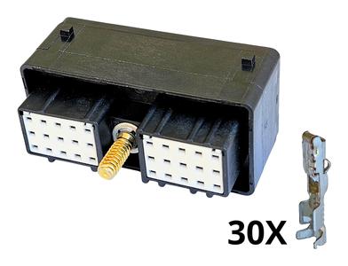 Conector CINCH Preto