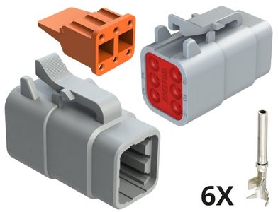 Conector ATM06-6S