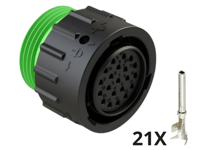 Conector AHDP06-18-21SN