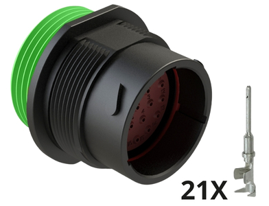 Conector AHDP04-18-21PN