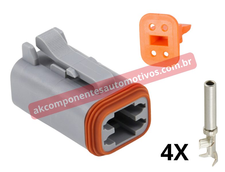 Conector DT06-4S