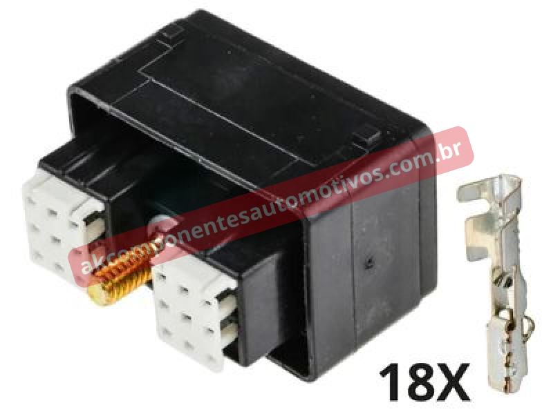Conector CINCH Preto