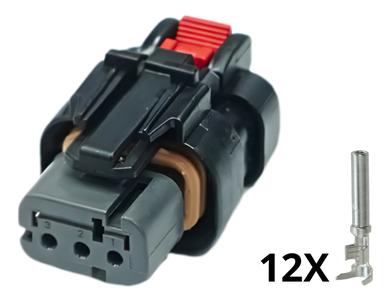 Conector AMPSEAL Cinza
