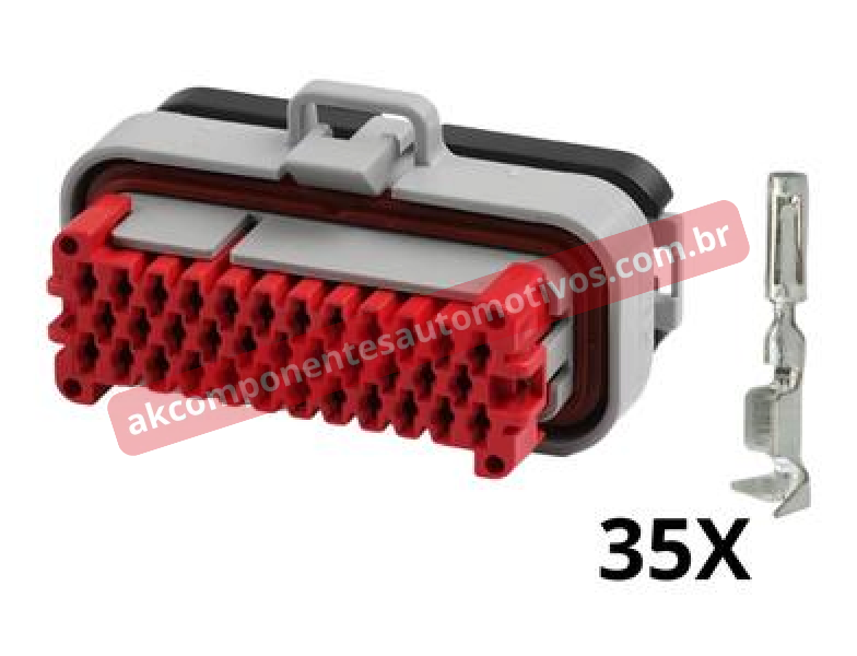 Conector AMPSEAL Cinza