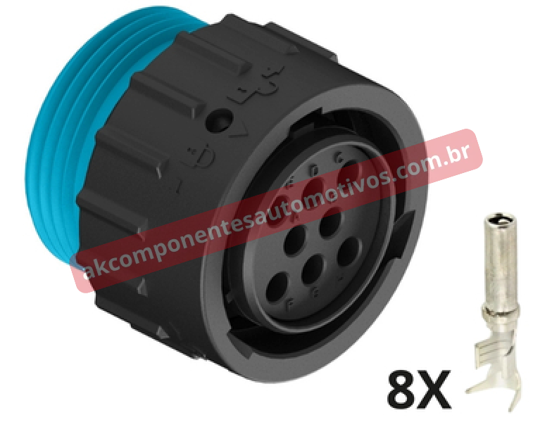 Conector AHDP06-18-8SN