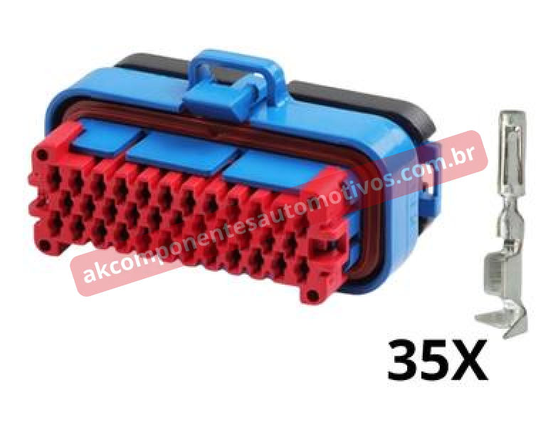 Conector AMPSEAL Azul