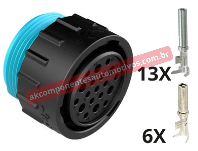 Conector AHDP06-24-19SR-WTA